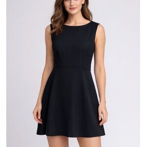 Elegant Black Sleeveless Dress Size 10